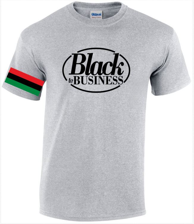 black to business grey t-shirts