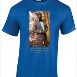 king t-shirt blue
